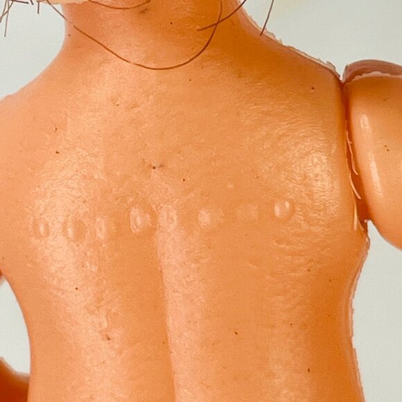 Vintage Crafts Baby Jane Doll Jointed Hard Plastic With Bottle Brunette 4 inch - Picture 6 of 7